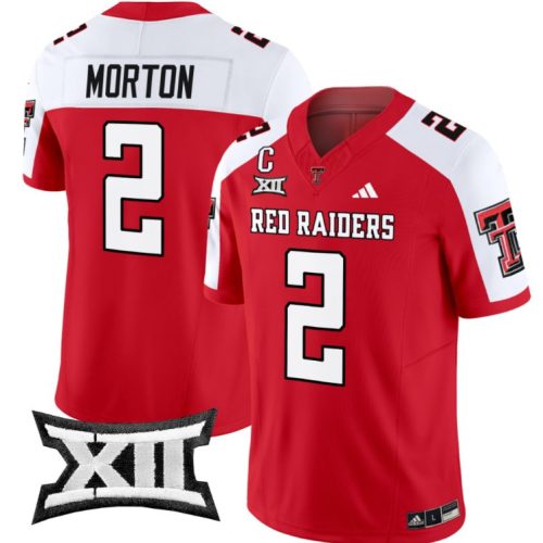 Behren Morton Jersey #2 Texas Tech Red Raiders Vapor Limited Football Red Alternate N1TXJGXV