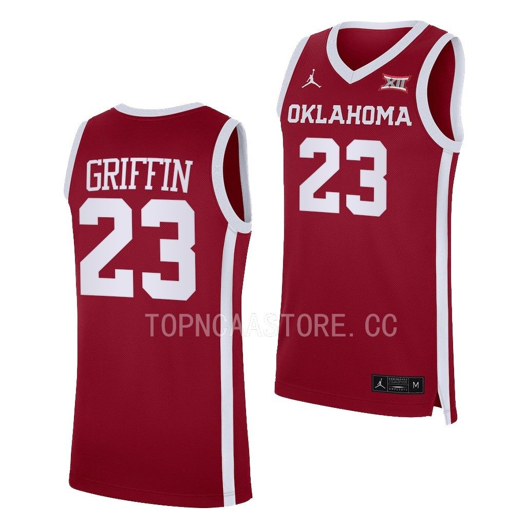 Blake Griffin #23 Oklahoma Sooners Alumni Jersey Crimson DRIBEGXV