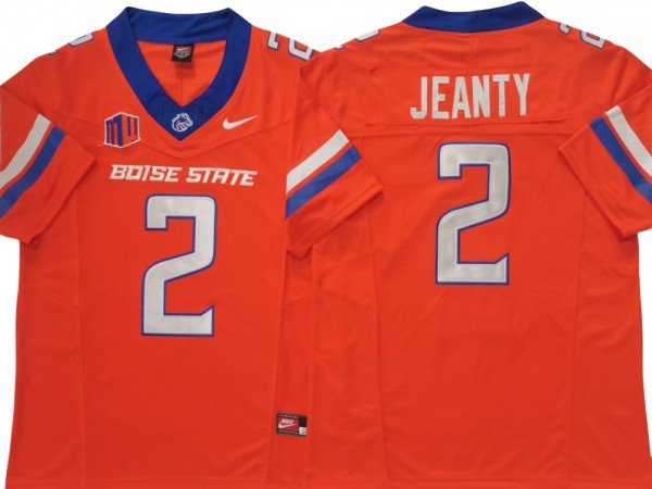Boise State Broncos #2 Ashton Jeanty Orange Vapor F.U.S.E. Limited Jersey C28LCGXV