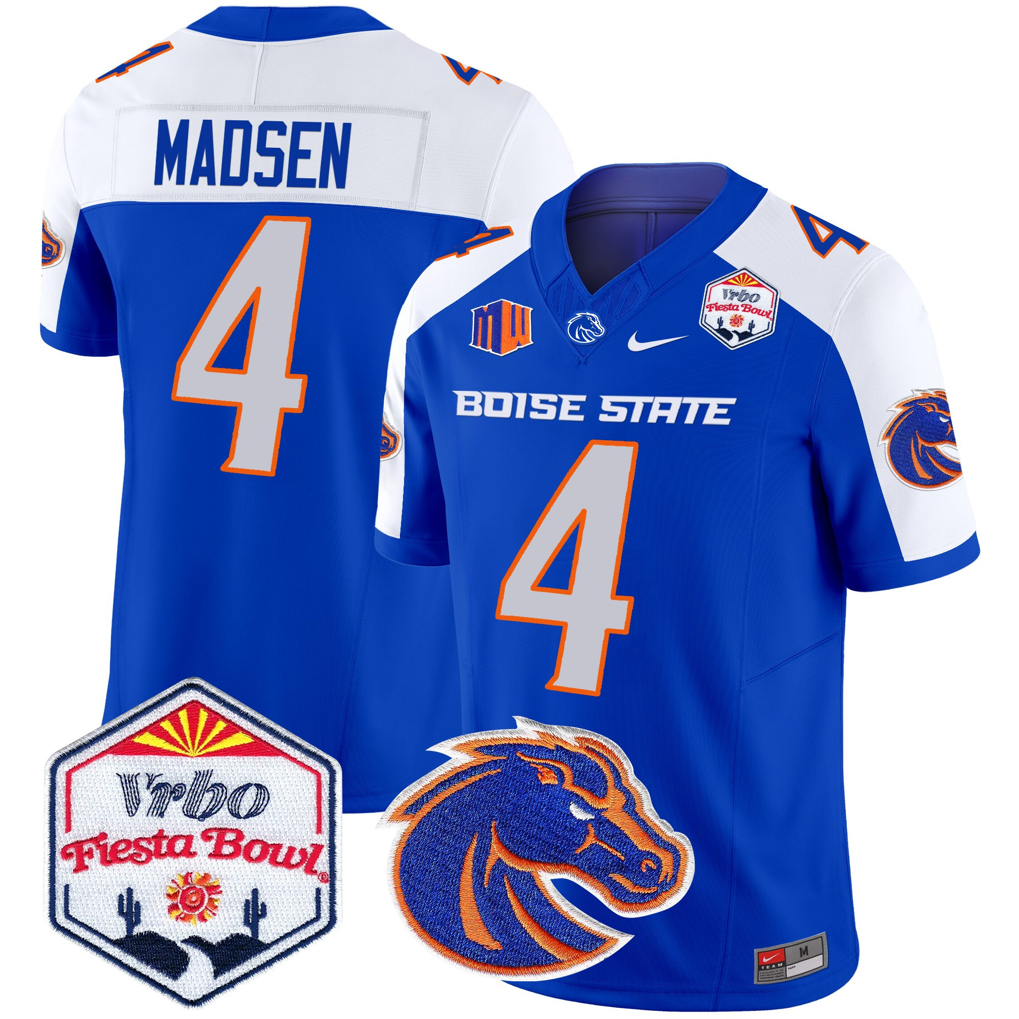 Boise State Broncos 2025 The Fiesta Bowl Patch Vapor Limited Jersey - All Stitched #2 9QQR5GXV