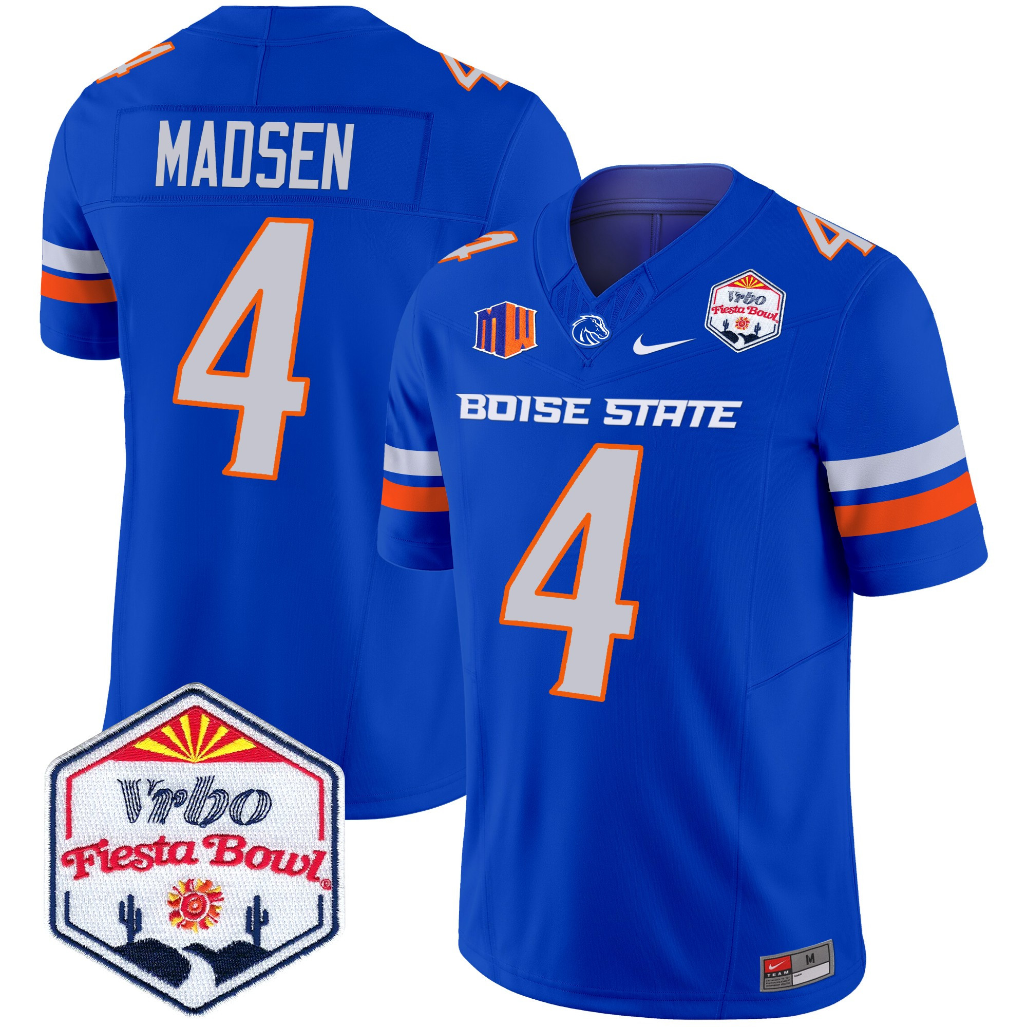Boise State Broncos 2025 The Fiesta Bowl Patch Vapor Limited Jersey - All Stitched #20 JOTCOGXV