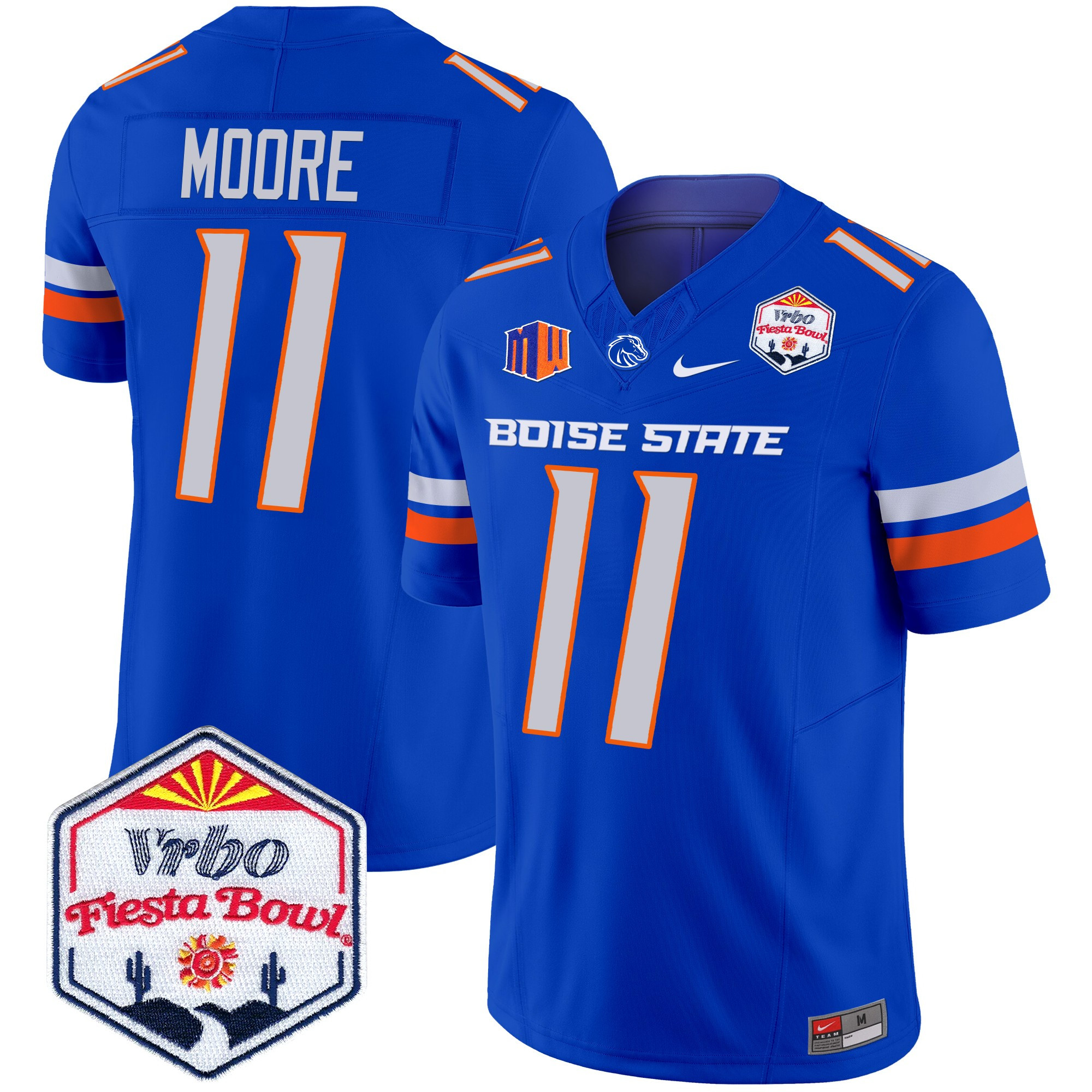 Boise State Broncos 2025 The Fiesta Bowl Patch Vapor Limited Jersey - All Stitched #23 5YEG1GXV