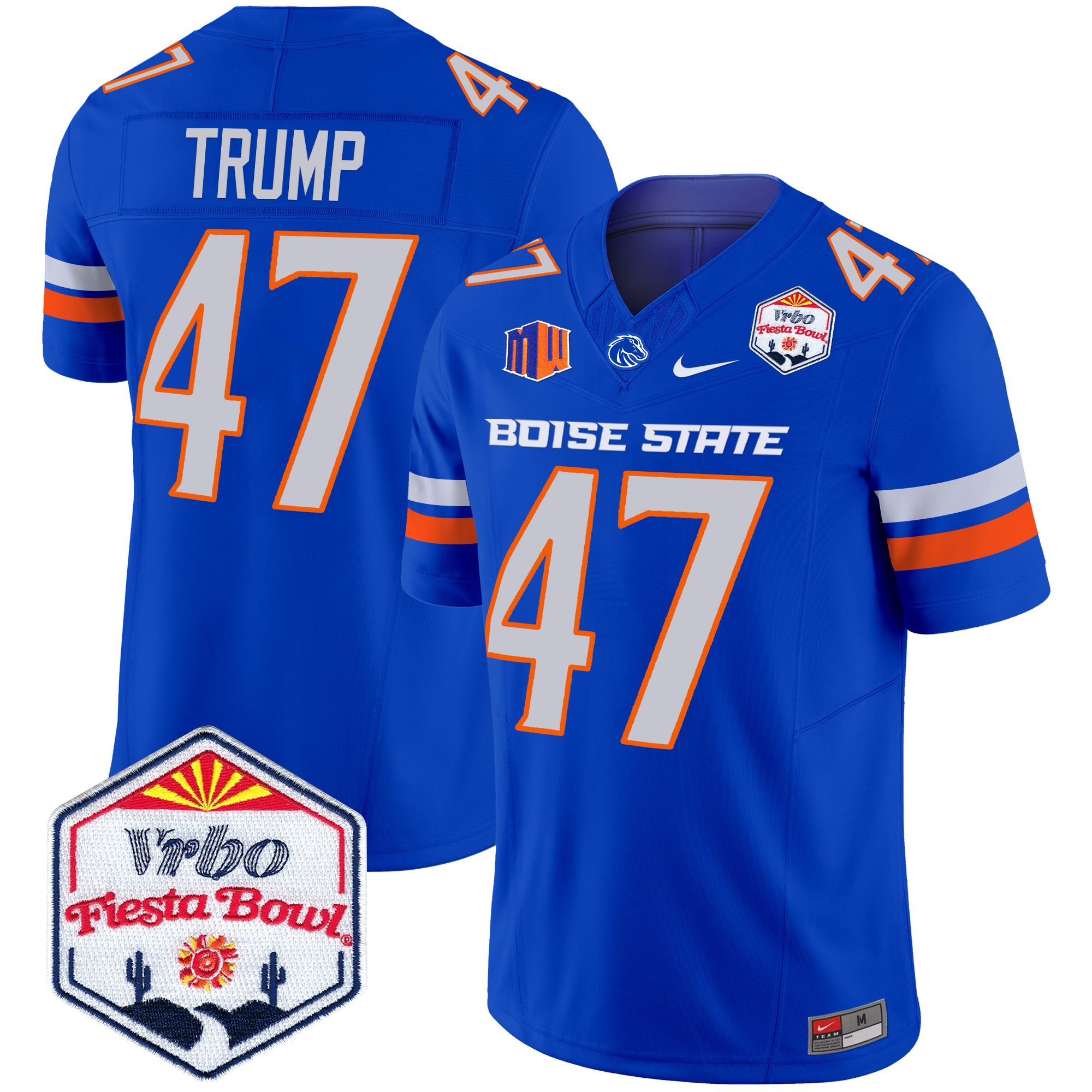 Boise State Broncos 2025 The Fiesta Bowl Patch Vapor Limited Jersey - All Stitched #26 C3FEGGXV