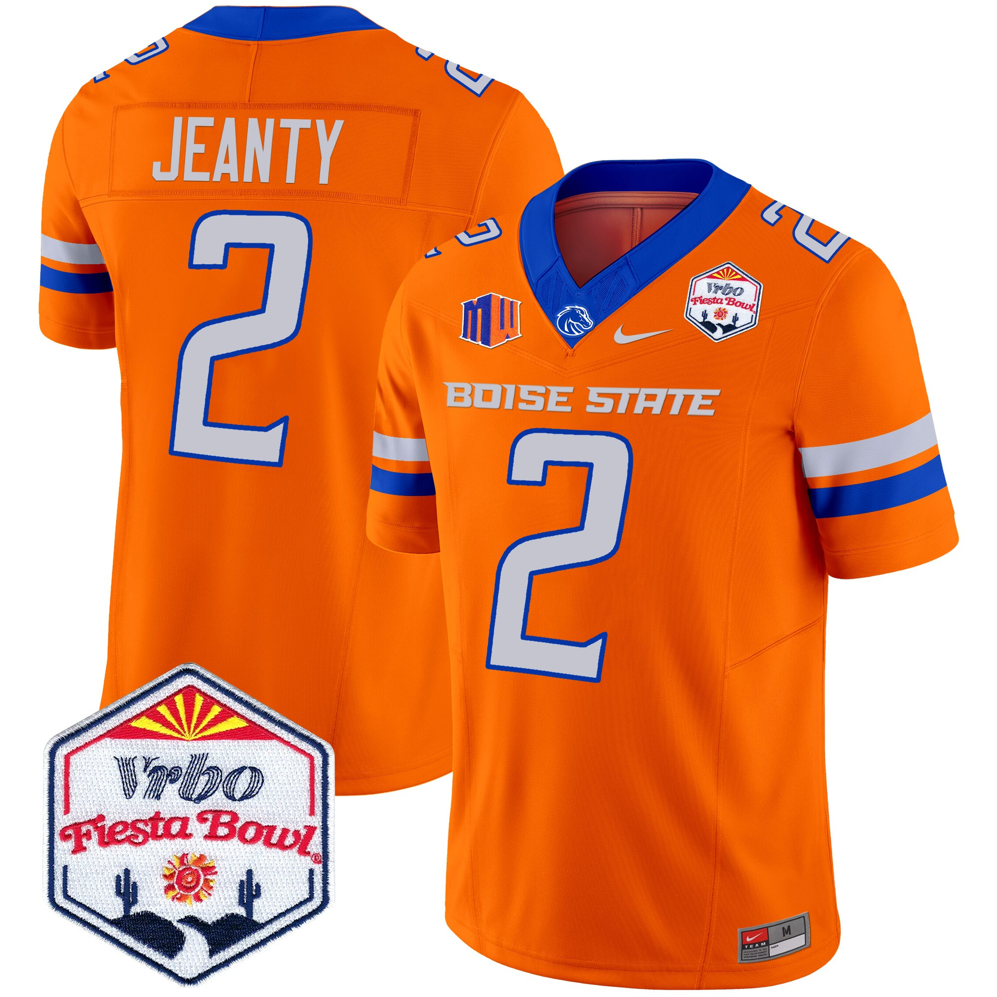 Boise State Broncos 2025 The Fiesta Bowl Patch Vapor Limited Jersey - All Stitched #28 P3L8TGXV