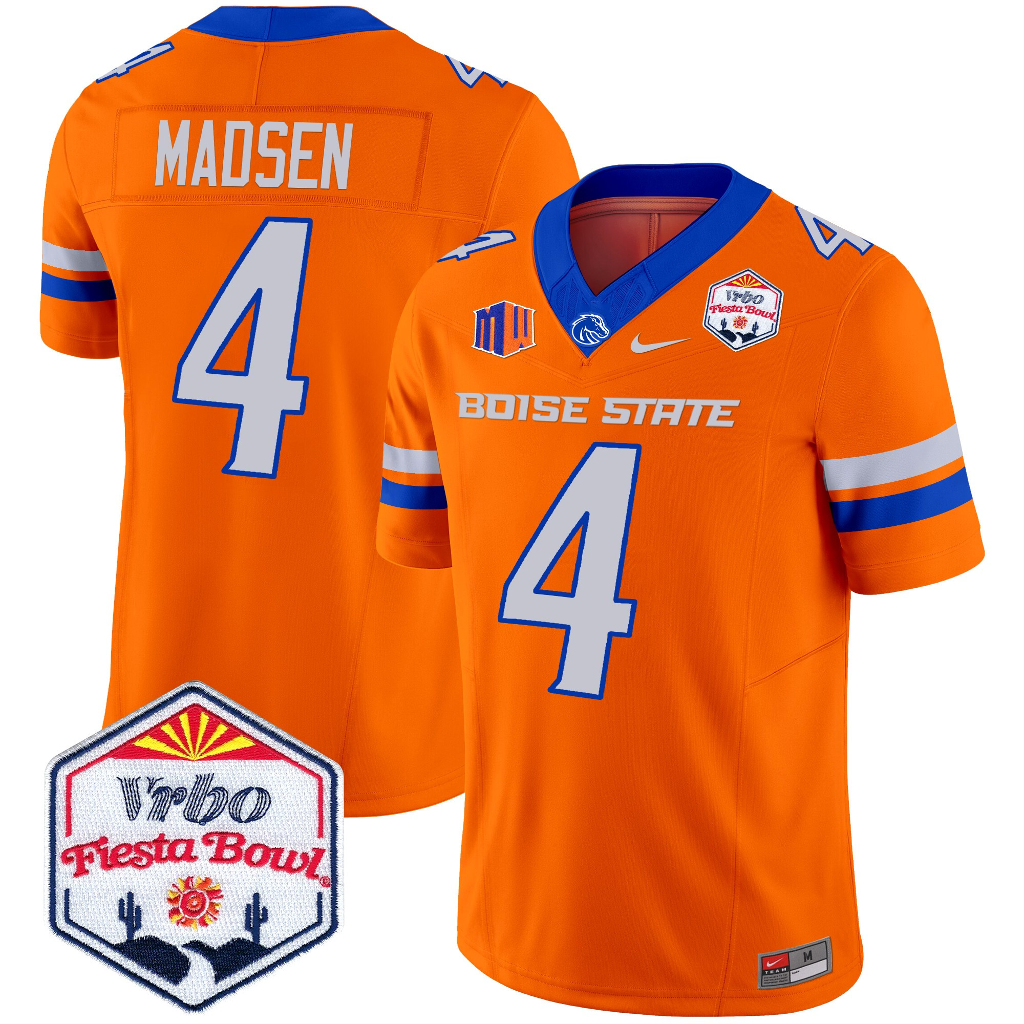 Boise State Broncos 2025 The Fiesta Bowl Patch Vapor Limited Jersey - All Stitched #29 RJG2IGXV
