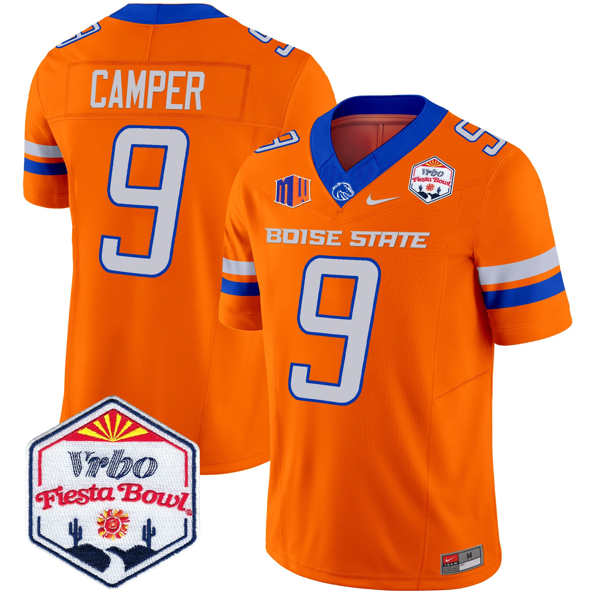 Boise State Broncos 2025 The Fiesta Bowl Patch Vapor Limited Jersey - All Stitched #30 IMQZAGXV