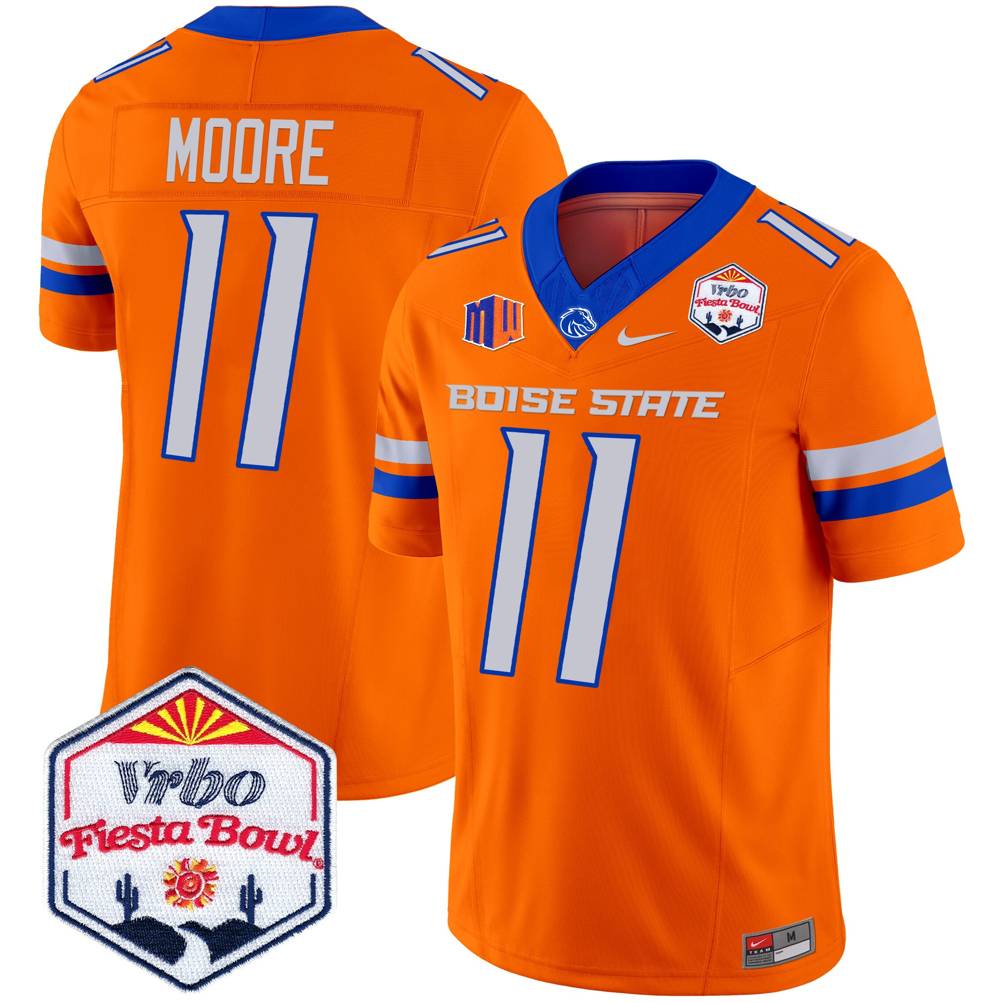Boise State Broncos 2025 The Fiesta Bowl Patch Vapor Limited Jersey - All Stitched #32 BOYDZGXV