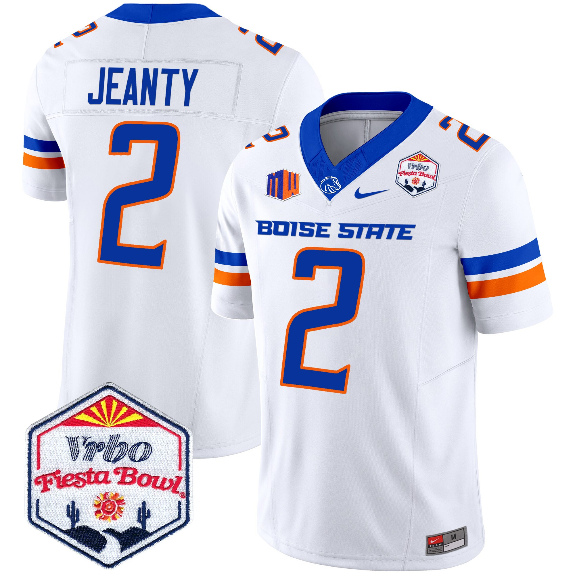 Boise State Broncos 2025 The Fiesta Bowl Patch Vapor Limited Jersey - All Stitched #37 V4TFXGXV