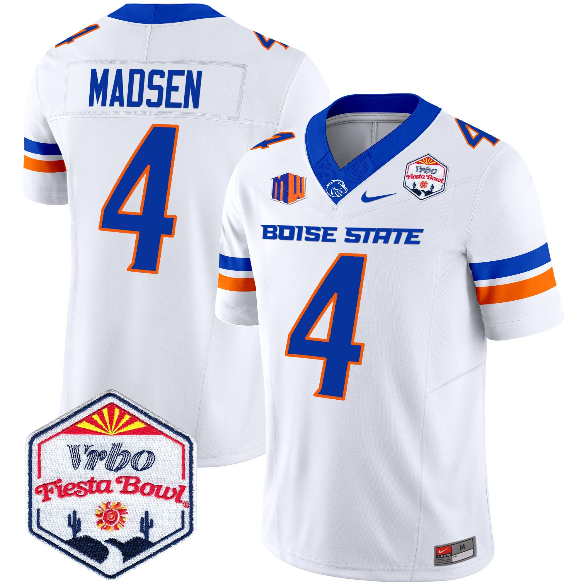 Boise State Broncos 2025 The Fiesta Bowl Patch Vapor Limited Jersey - All Stitched #38 3IPGMGXV