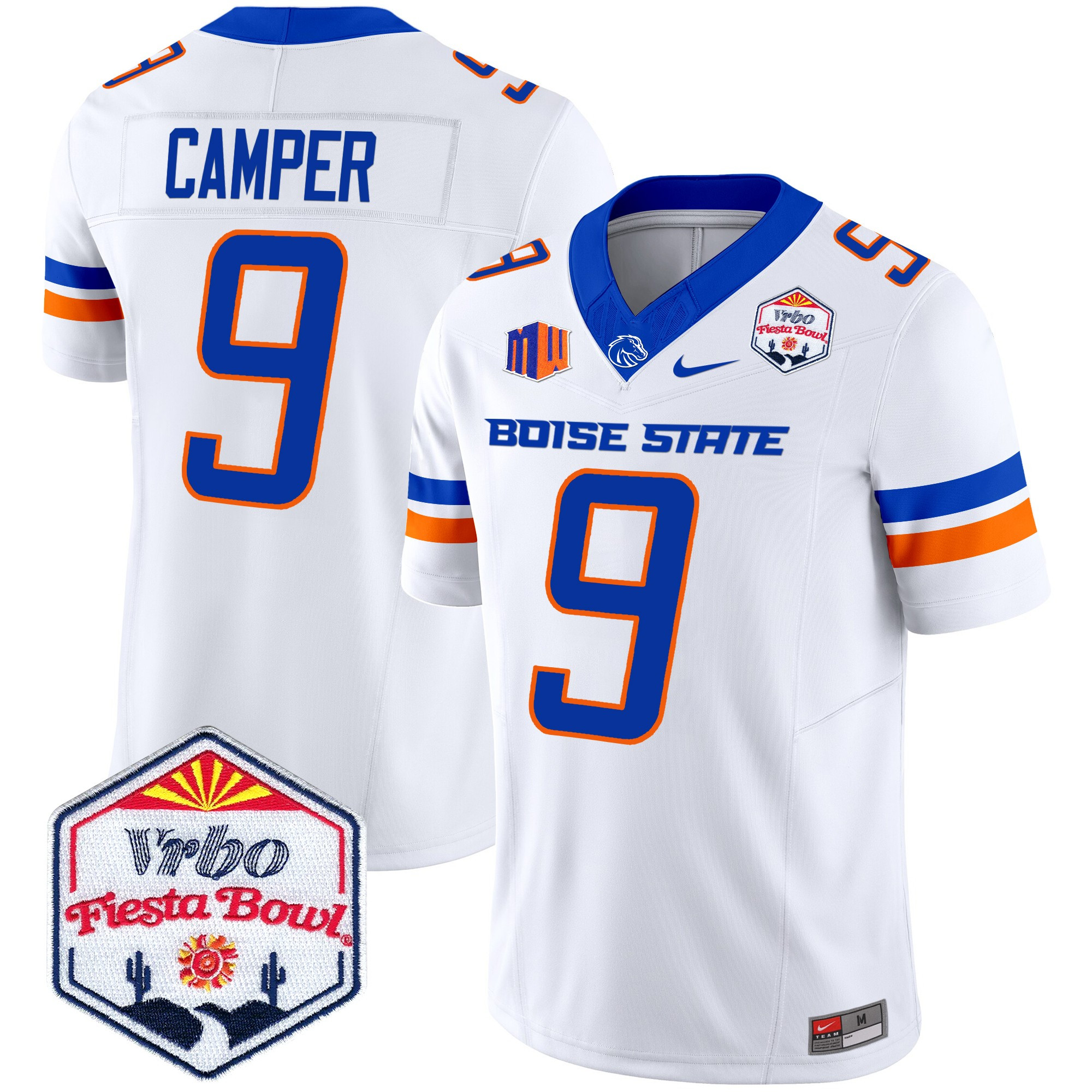 Boise State Broncos 2025 The Fiesta Bowl Patch Vapor Limited Jersey - All Stitched #39 ILCCLGXV