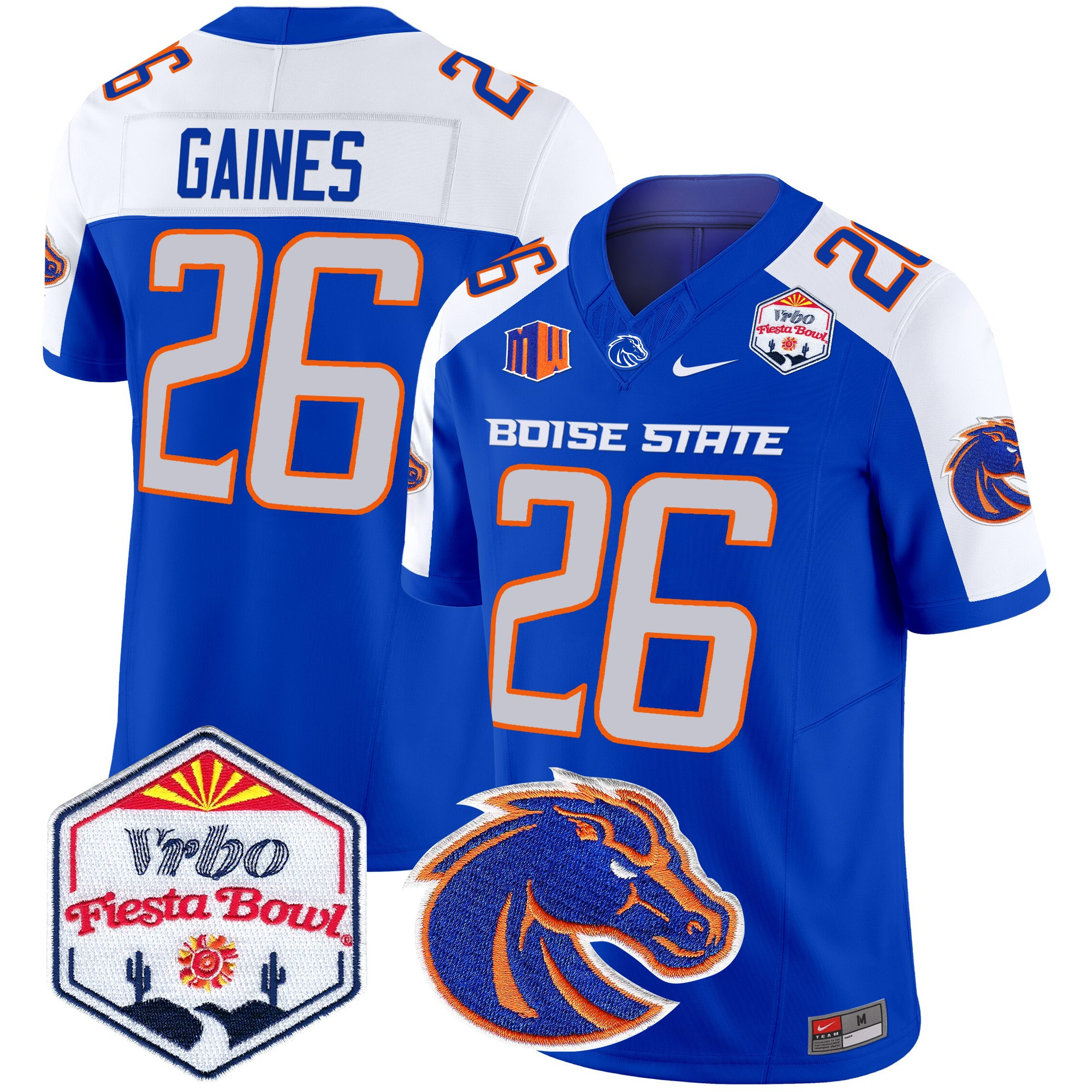 Boise State Broncos 2025 The Fiesta Bowl Patch Vapor Limited Jersey - All Stitched #4 Q93CWGXV
