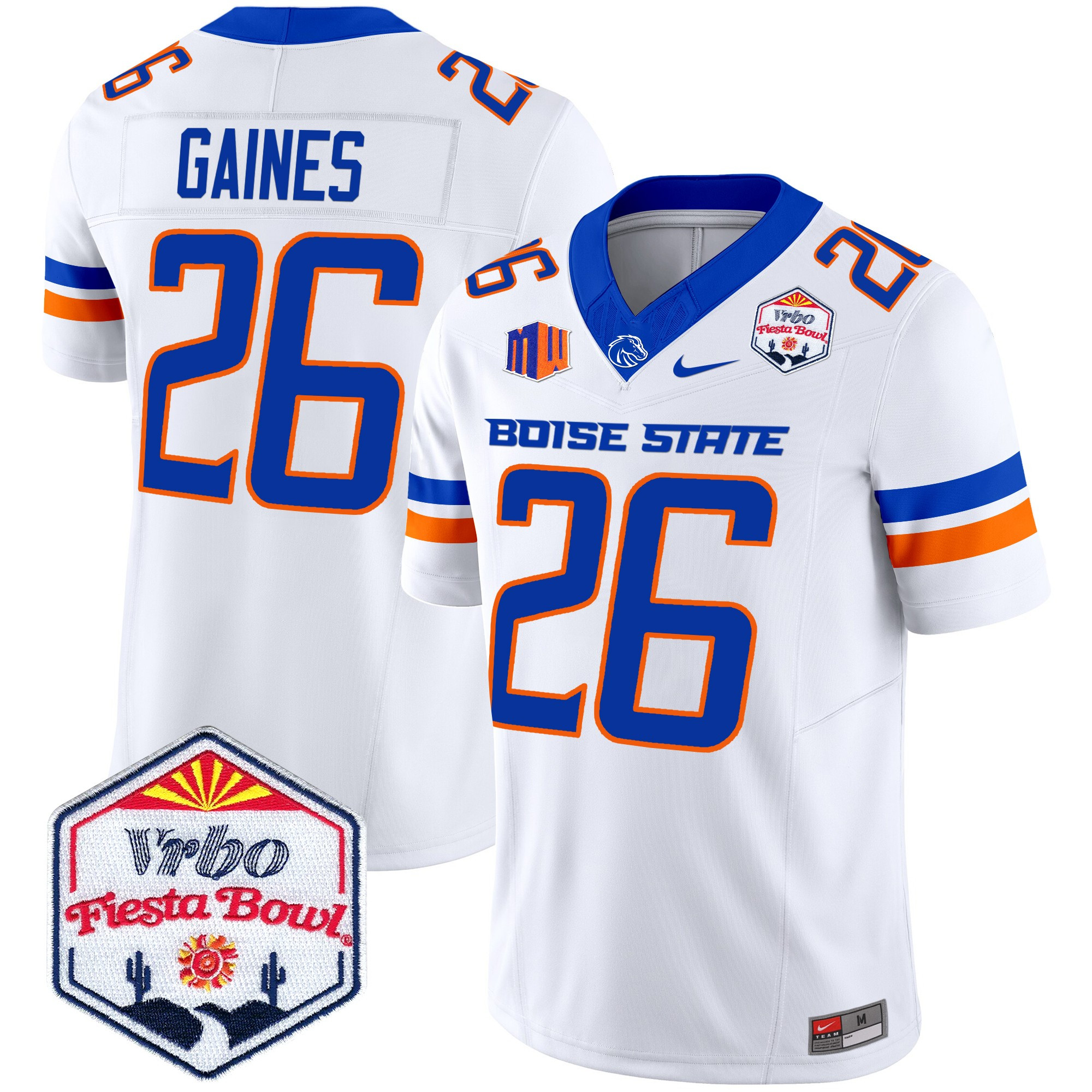 Boise State Broncos 2025 The Fiesta Bowl Patch Vapor Limited Jersey - All Stitched #40 S6EGUGXV