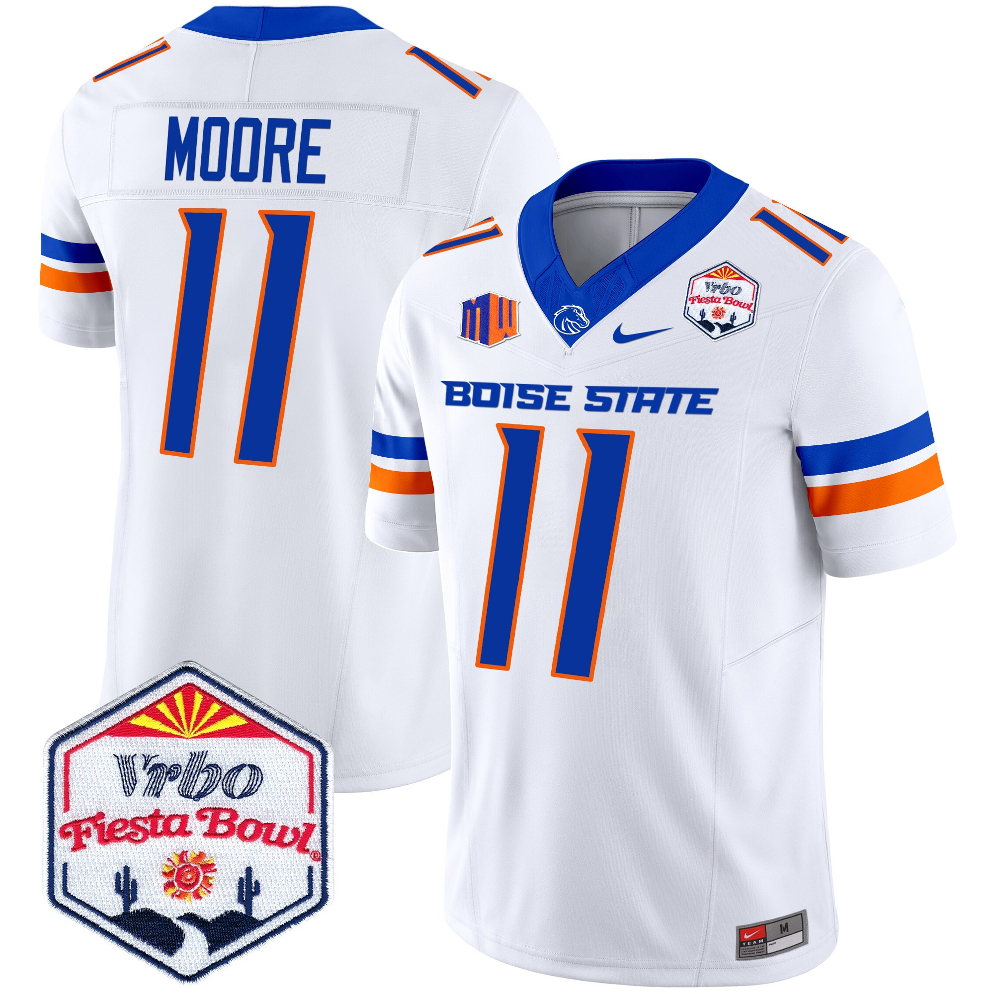 Boise State Broncos 2025 The Fiesta Bowl Patch Vapor Limited Jersey - All Stitched #41 1IDJ9GXV
