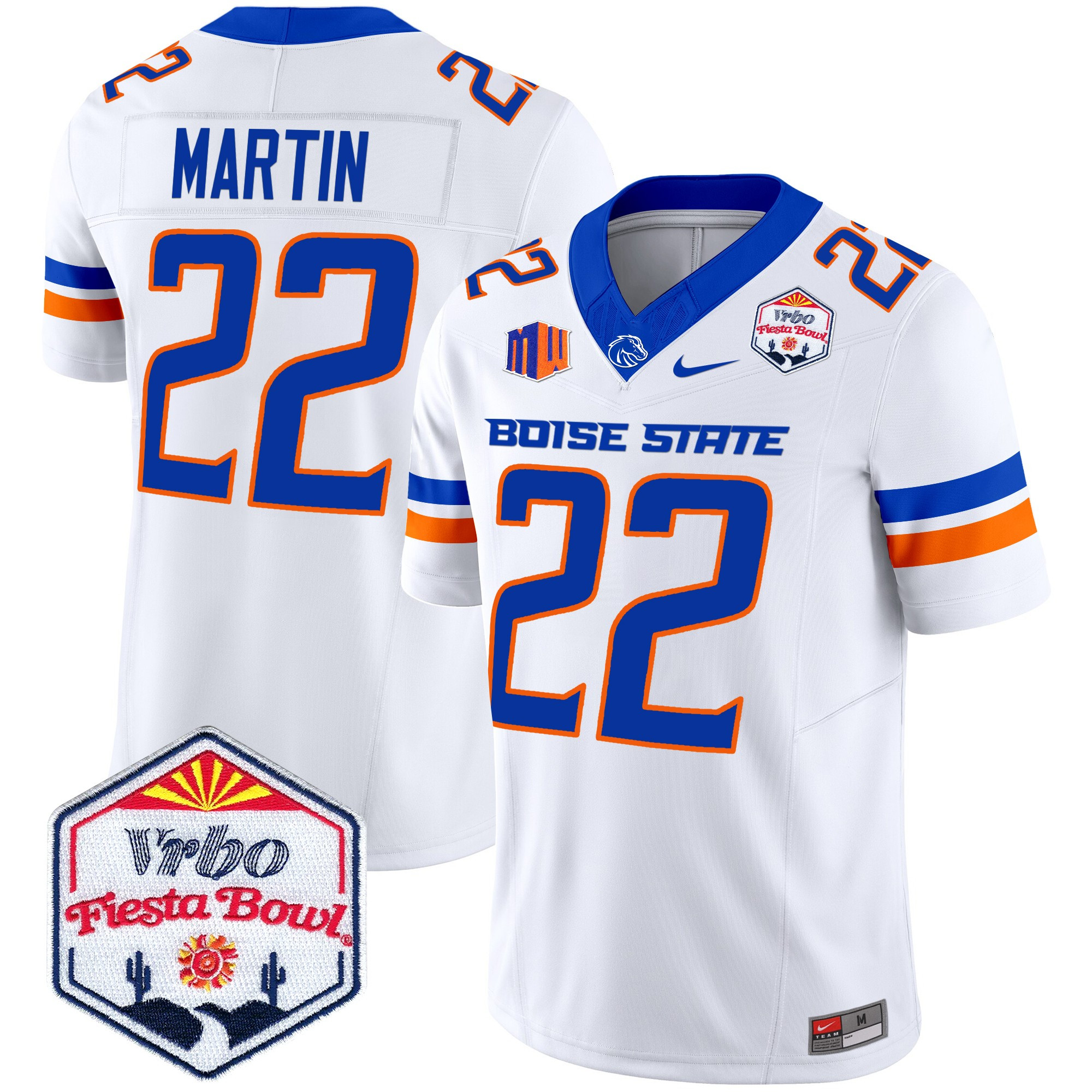 Boise State Broncos 2025 The Fiesta Bowl Patch Vapor Limited Jersey - All Stitched #42 OPS6UGXV