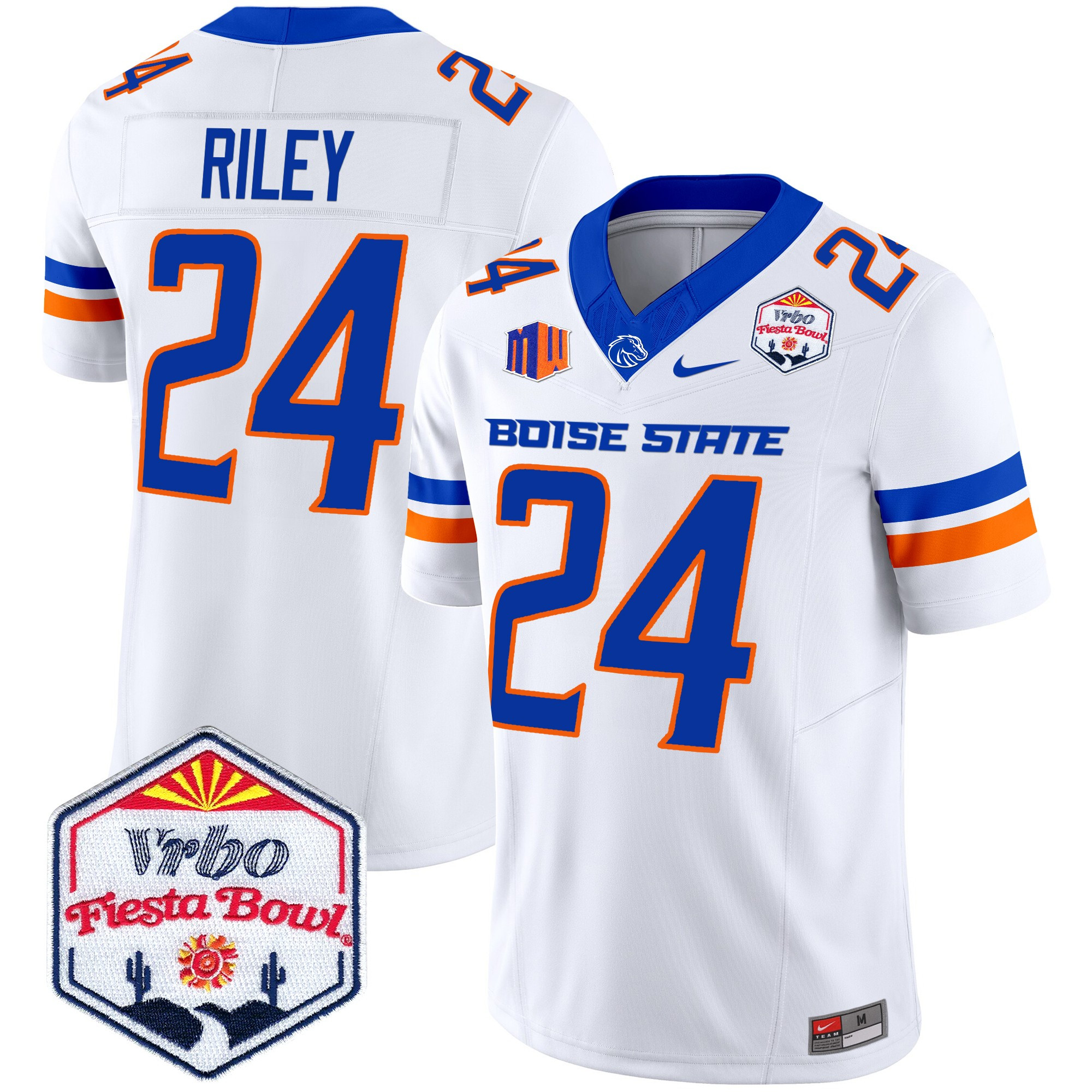 Boise State Broncos 2025 The Fiesta Bowl Patch Vapor Limited Jersey - All Stitched #43 H9HLXGXV