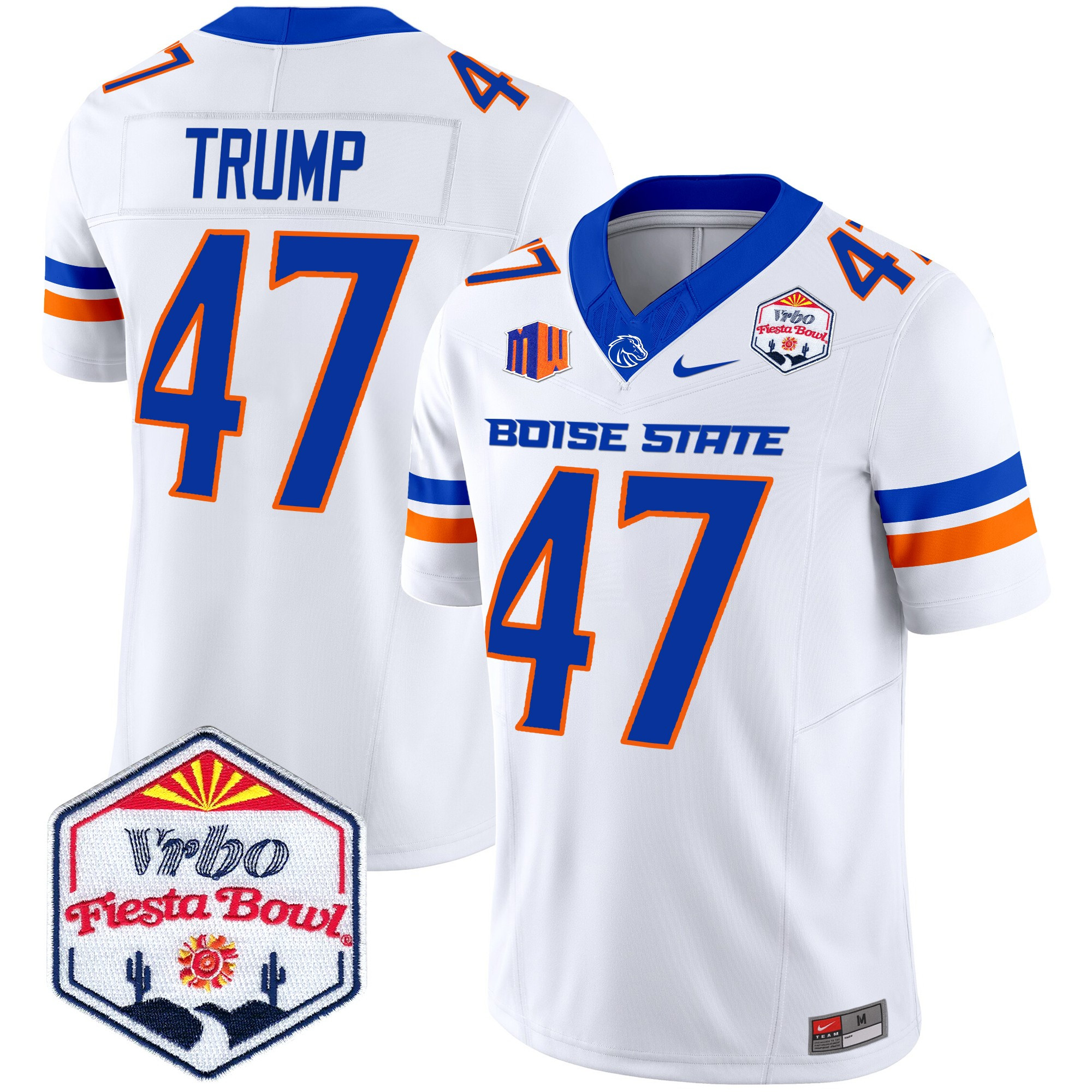 Boise State Broncos 2025 The Fiesta Bowl Patch Vapor Limited Jersey - All Stitched #44 IJNEPGXV