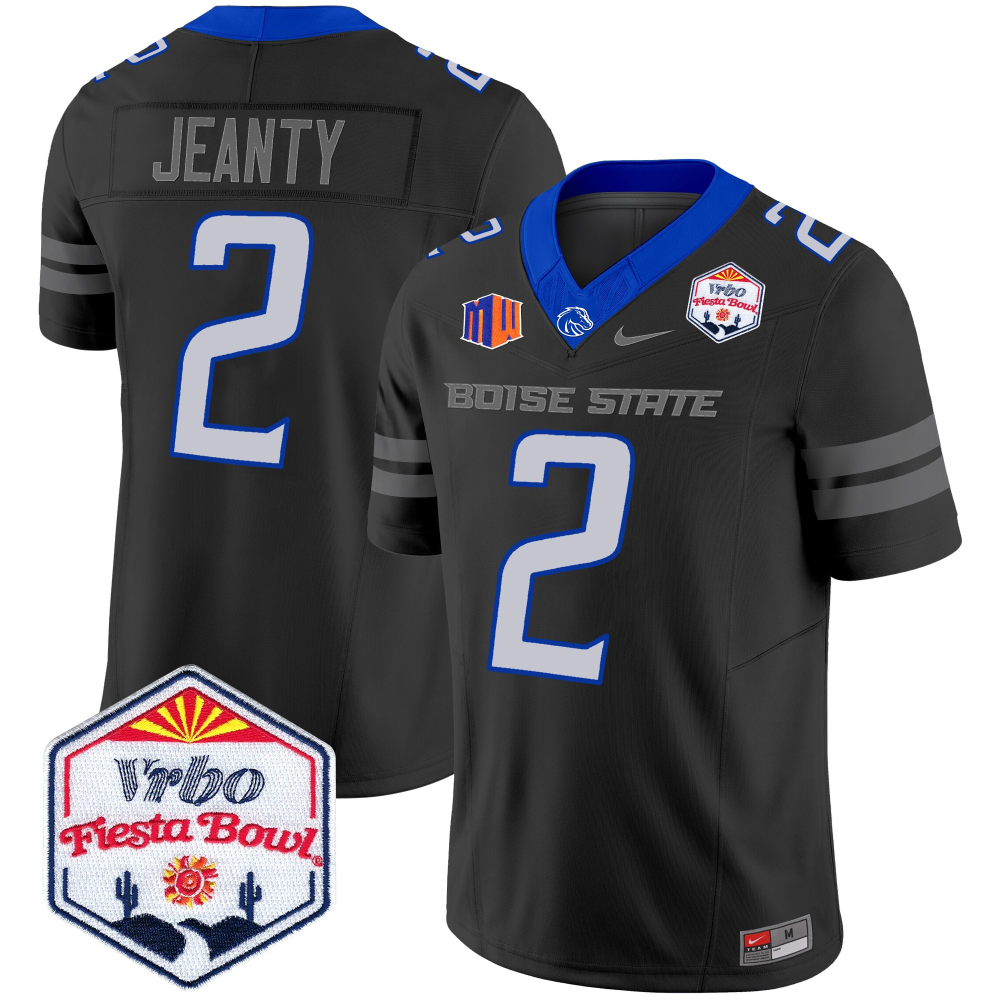 Boise State Broncos 2025 The Fiesta Bowl Patch Vapor Limited Jersey - All Stitched #46 NKHO9GXV