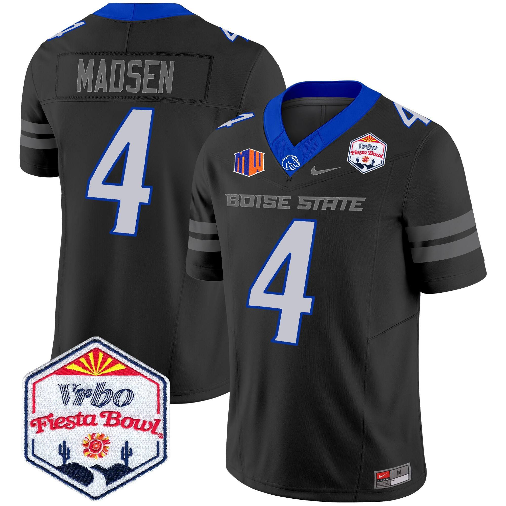 Boise State Broncos 2025 The Fiesta Bowl Patch Vapor Limited Jersey - All Stitched #47 X0UTIGXV