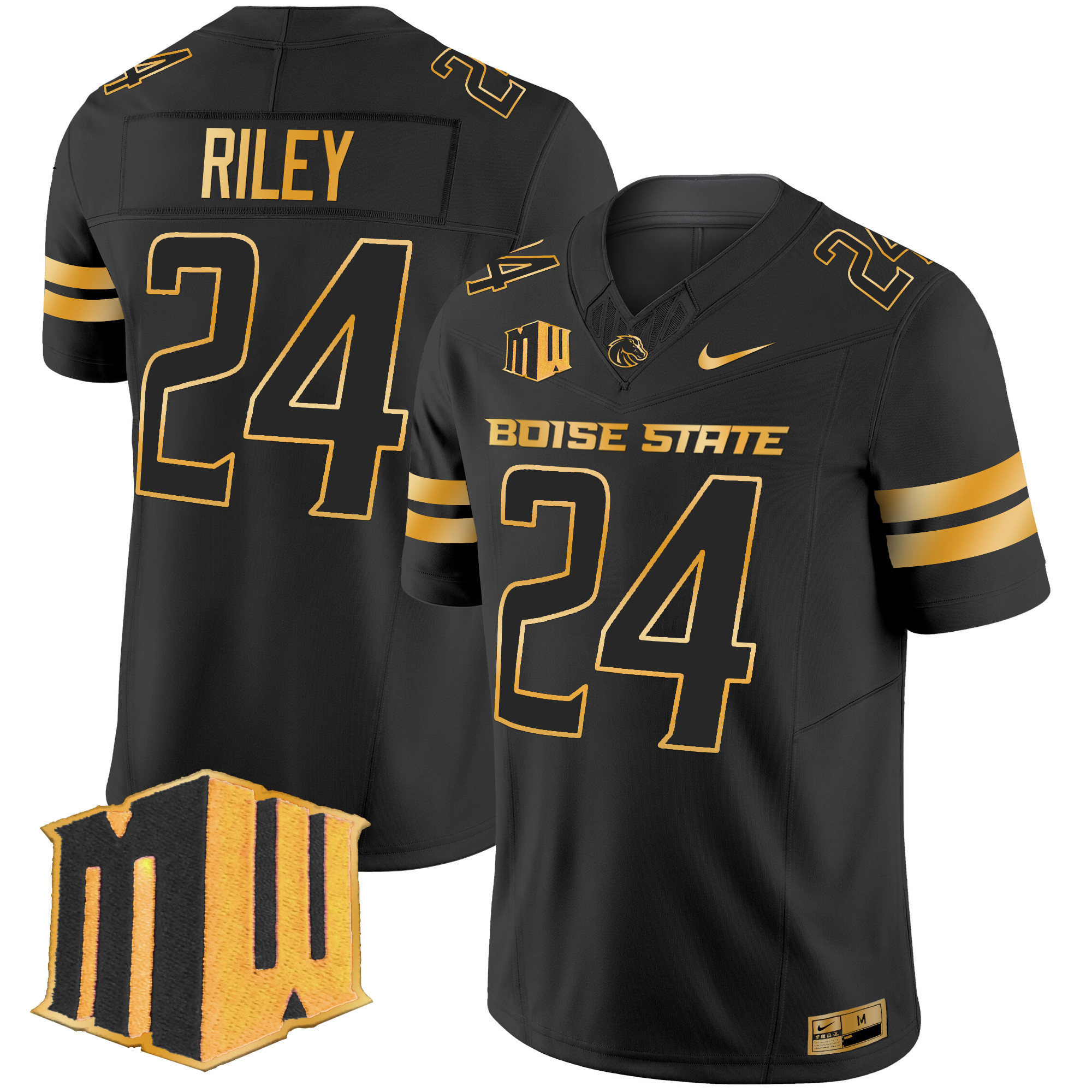 Boise State Broncos Gold Vapor Limited Jersey - All Stitched #15 OITOSGXV