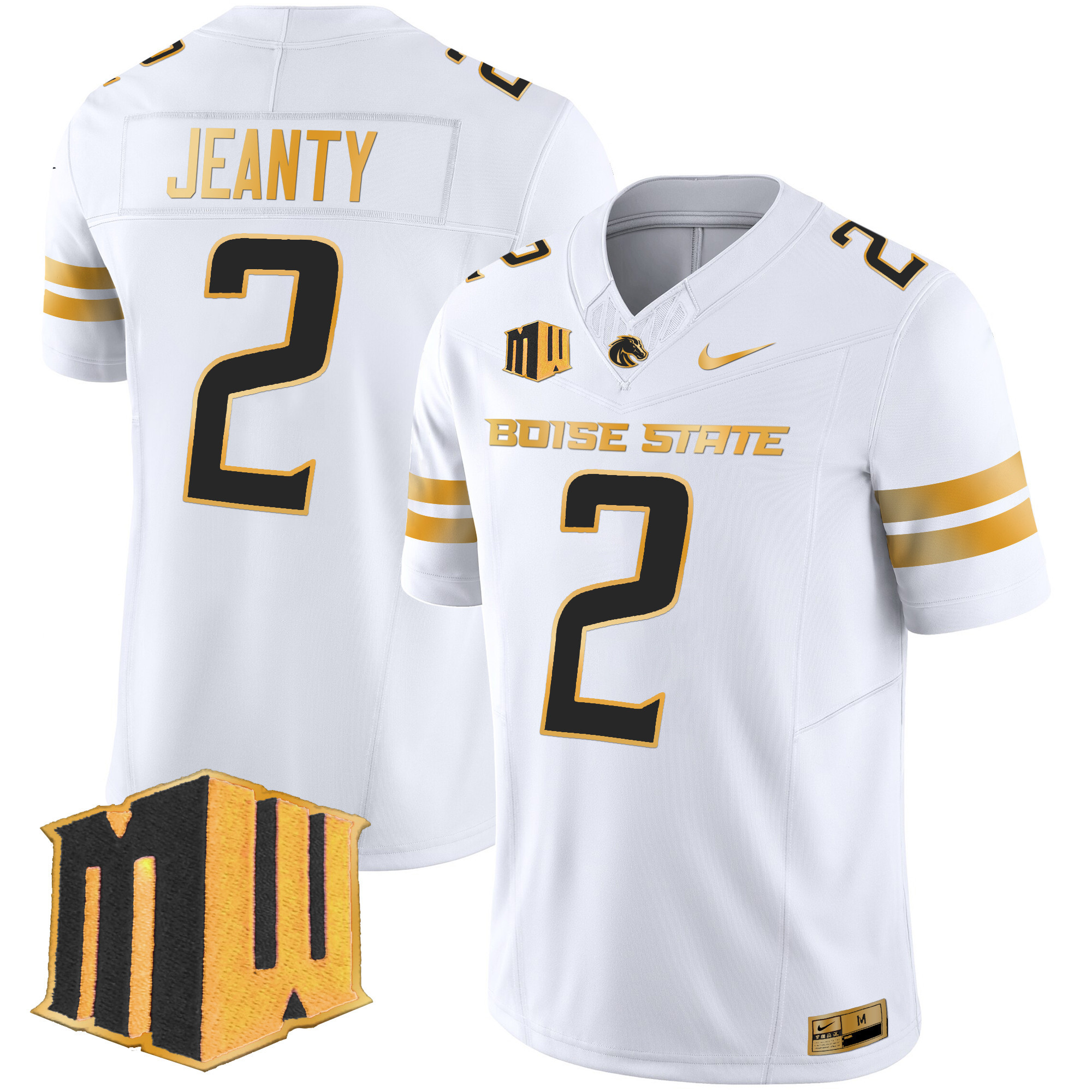 Boise State Broncos Gold Vapor Limited Jersey - All Stitched #17 ACAA4GXV