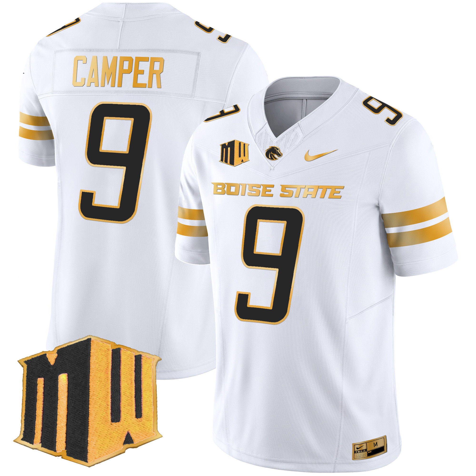 Boise State Broncos Gold Vapor Limited Jersey - All Stitched #19 FPXLAGXV