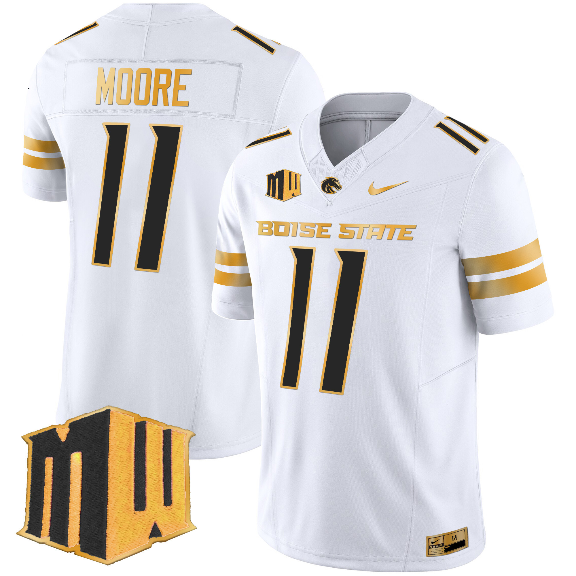 Boise State Broncos Gold Vapor Limited Jersey - All Stitched #21 3W4NEGXV