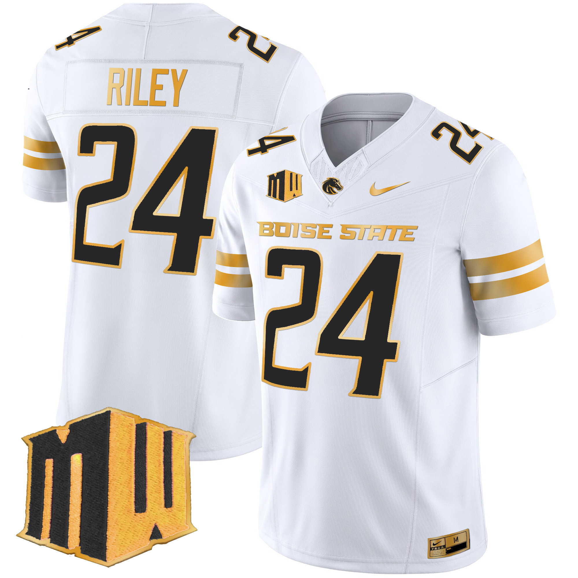 Boise State Broncos Gold Vapor Limited Jersey - All Stitched #23 BMKSCGXV