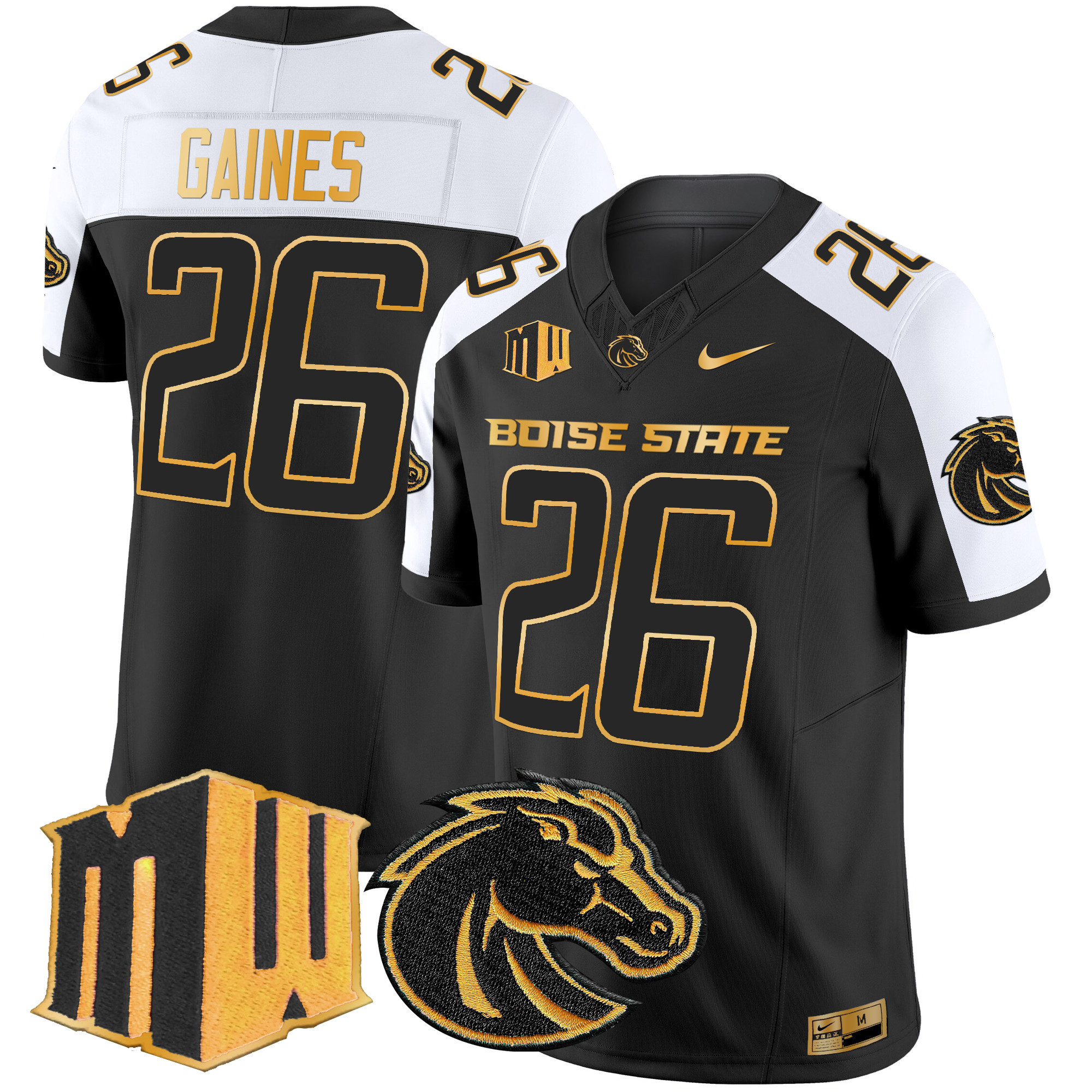 Boise State Broncos Gold Vapor Limited Jersey - All Stitched #28 XDQEJGXV