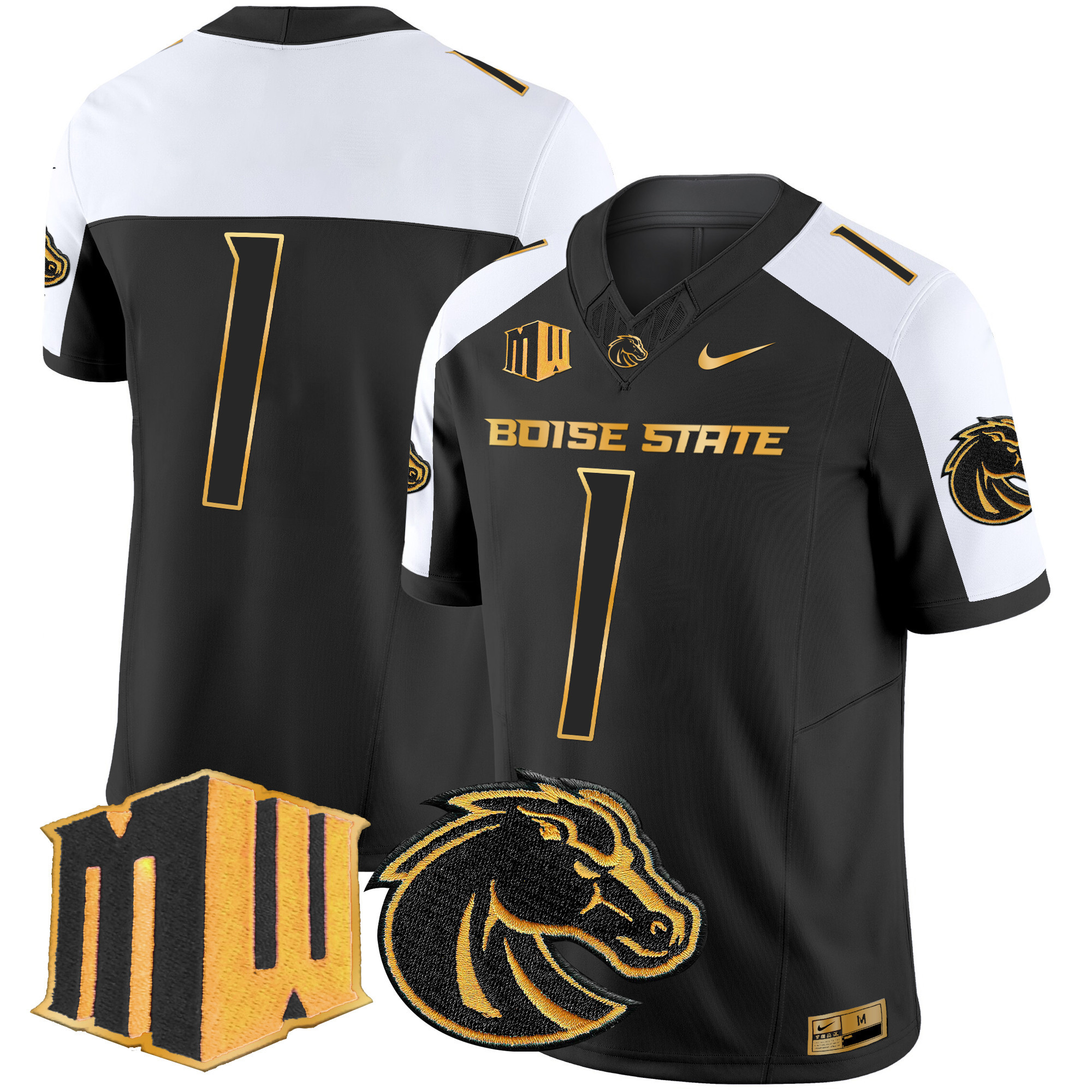 Boise State Broncos Gold Vapor Limited Jersey - All Stitched #32 E3UFXGXV