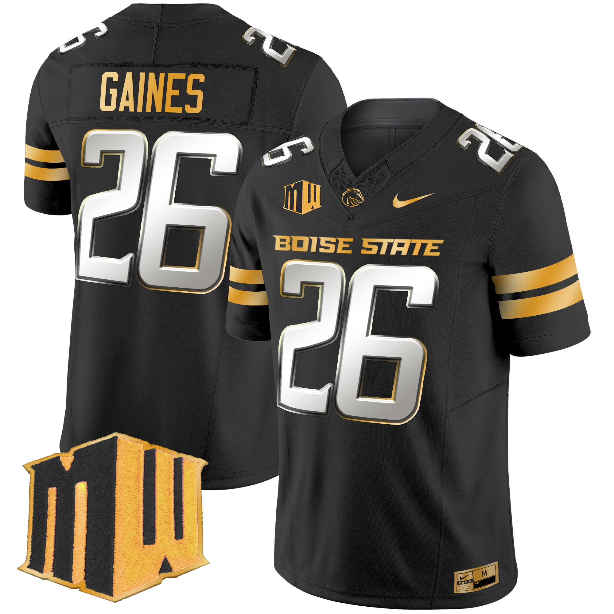 Boise State Broncos Gold Vapor Limited Jersey - All Stitched #4 N81WBGXV
