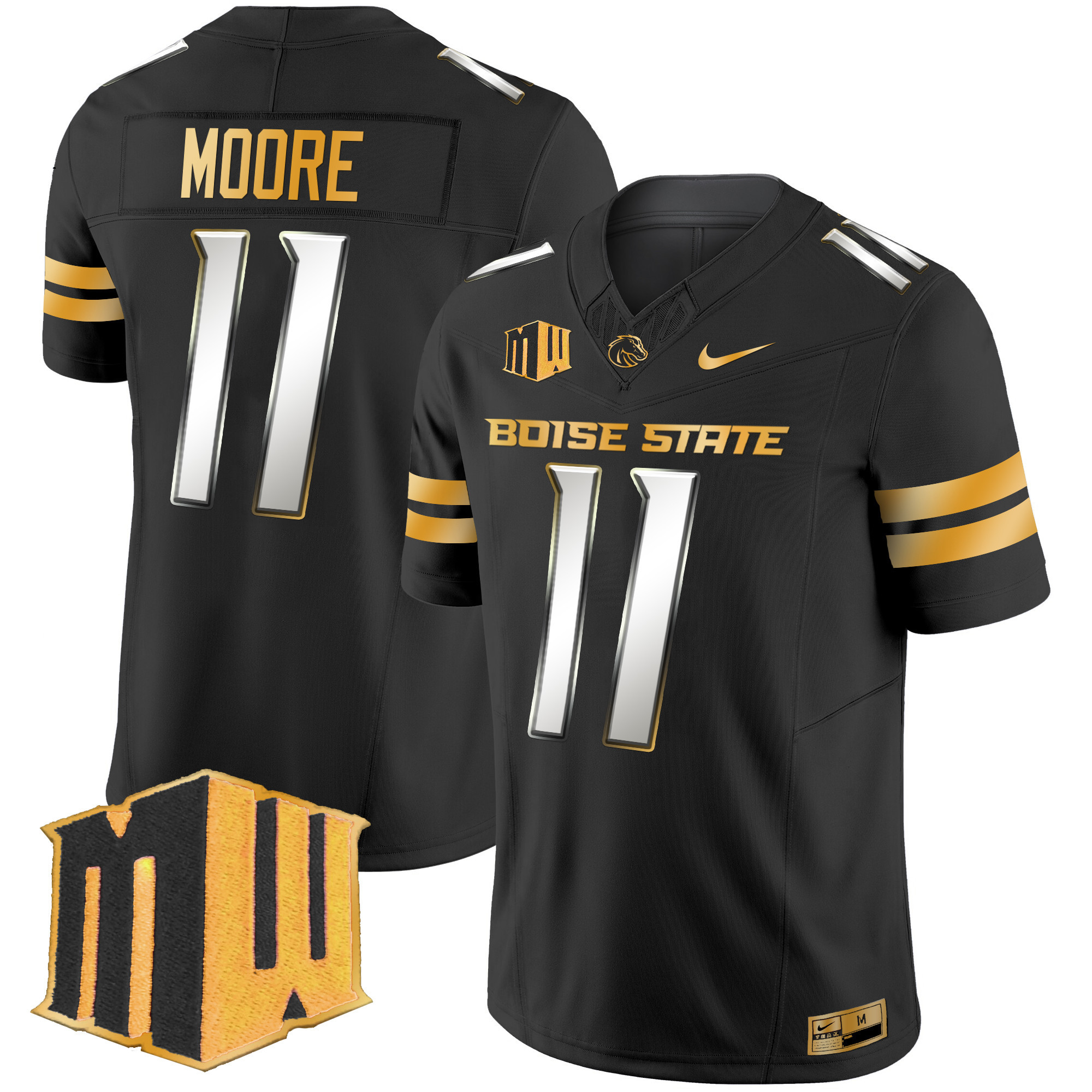 Boise State Broncos Gold Vapor Limited Jersey - All Stitched #5 FBPFYGXV