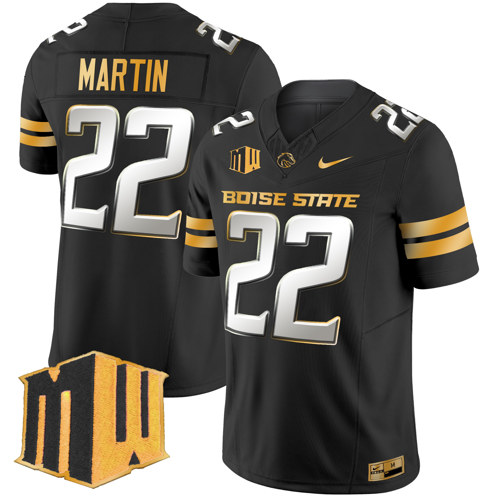 Boise State Broncos Gold Vapor Limited Jersey - All Stitched #6 VRQJ4GXV