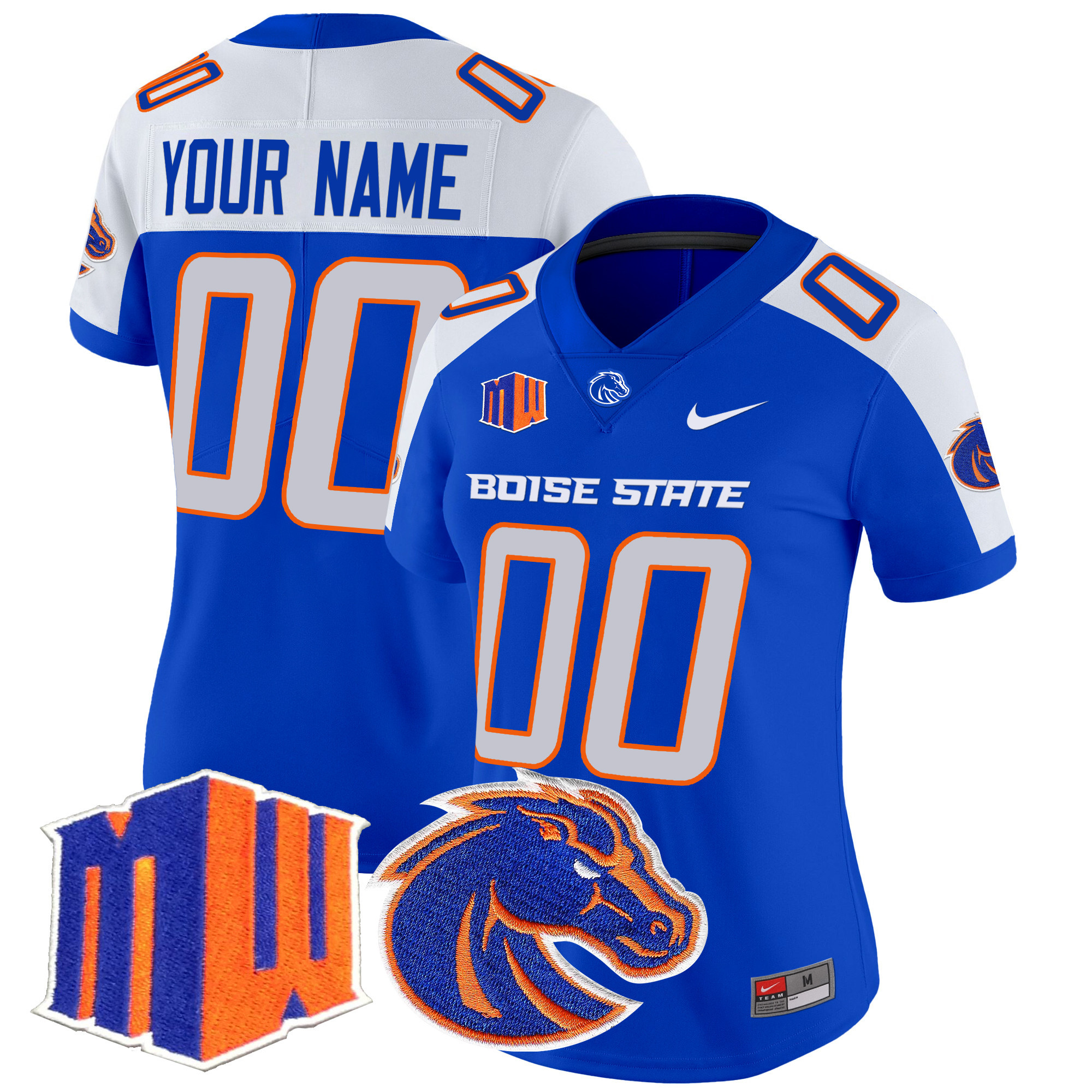 Boise State Broncos Vapor Limited Custom Jersey - All Stitched #7 UTGDMGXV