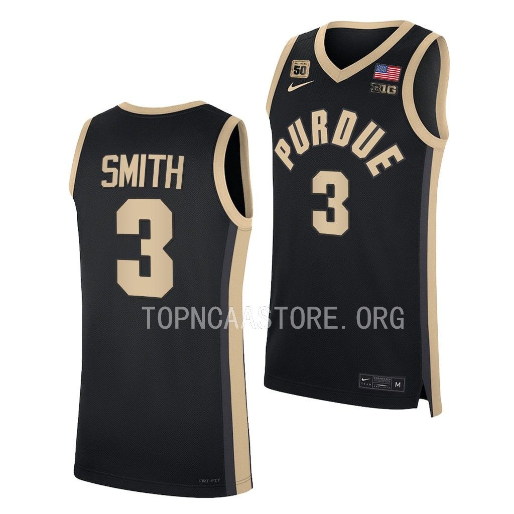 Braden Smith Purdue Boilermakers #3 Black Jersey TVO9FGXV