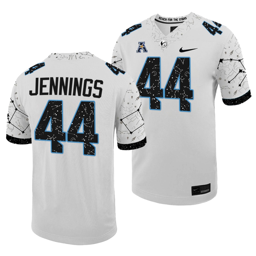Branden Jennings UCF Knights #44 White Jersey Space Game Untouchable Uniform 8VVGBGXV
