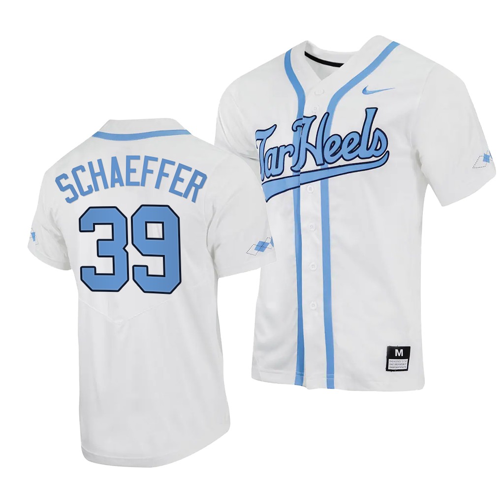 Brandon Schaeffer North Carolina Tar Heels #39 White College Jersey OM4ECGXV