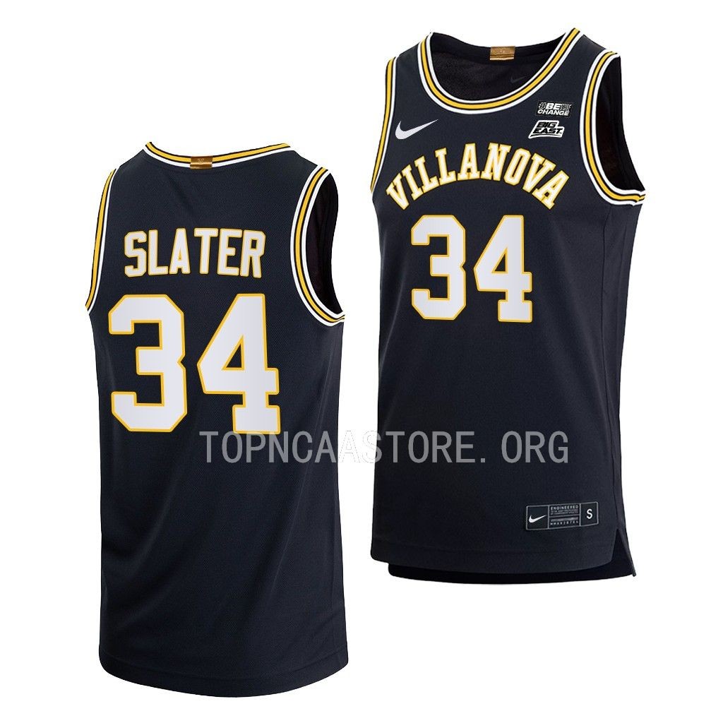 Brandon Slater Villanova Wildcats #34 Navy 70s Retro Jersey 2022-23 KARIWGXV