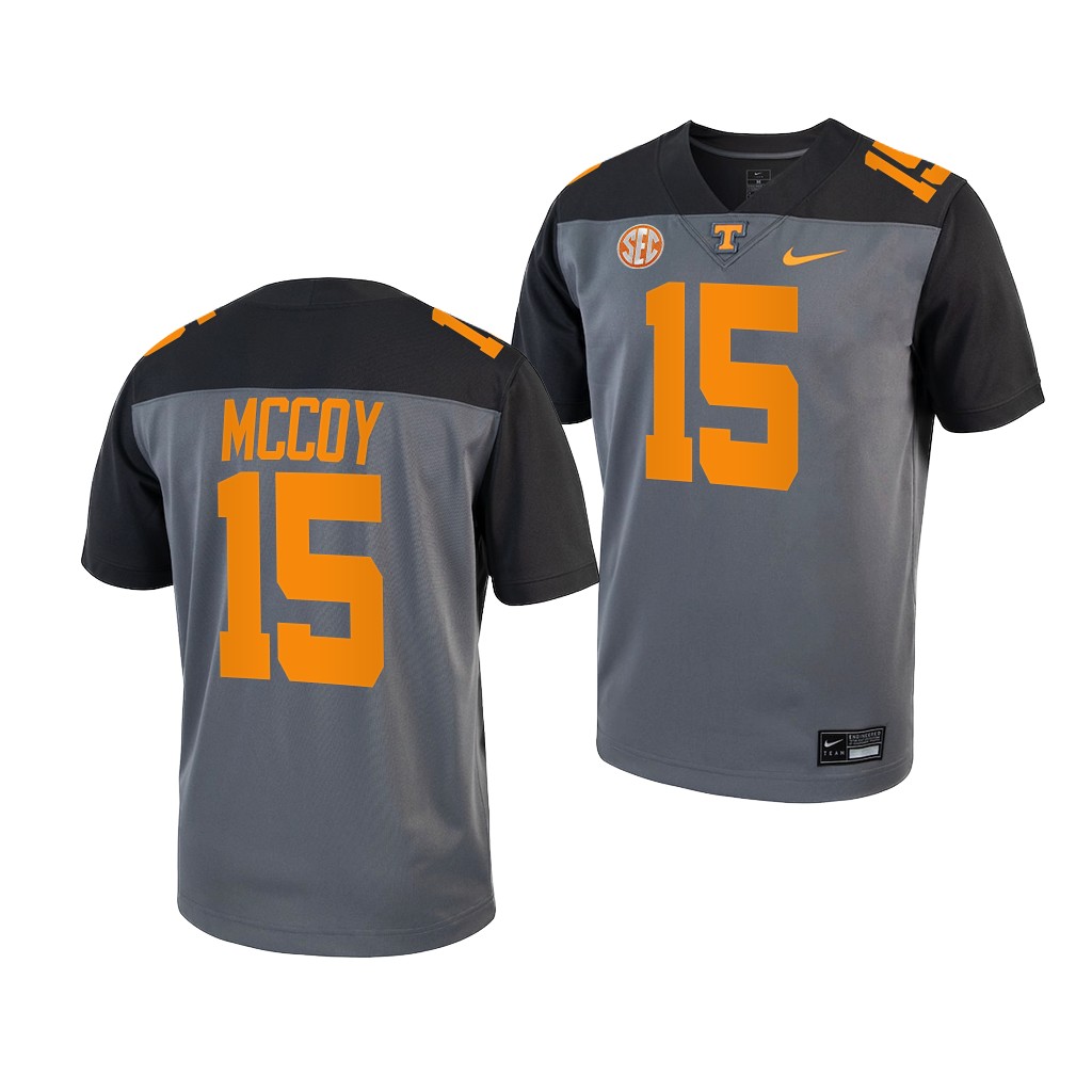 Bru McCoy Tennessee Volunteers Grey Smokey Grey Series Alternate Youth Jersey 4PVBBGXV