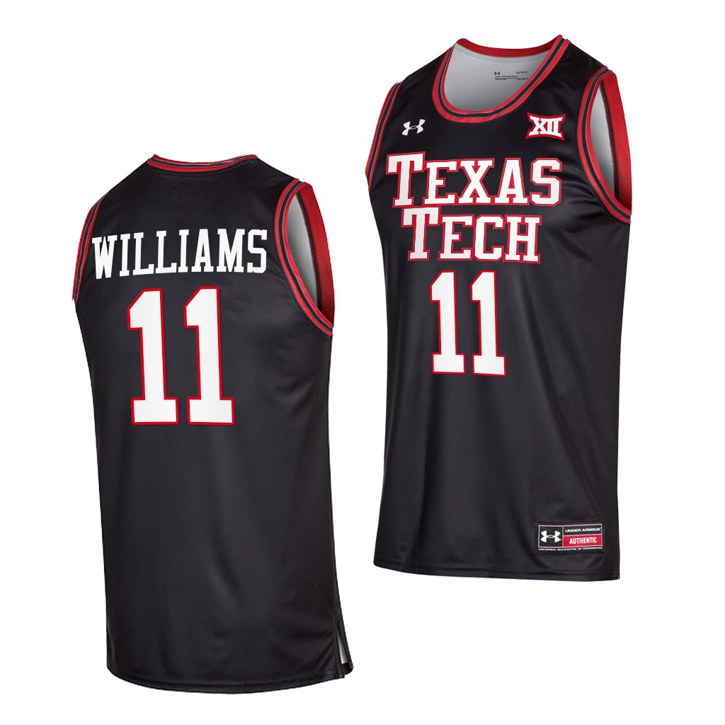 Bryson Williams #11 Texas Tech Red Raiders College Black Jersey ICBGOGXV