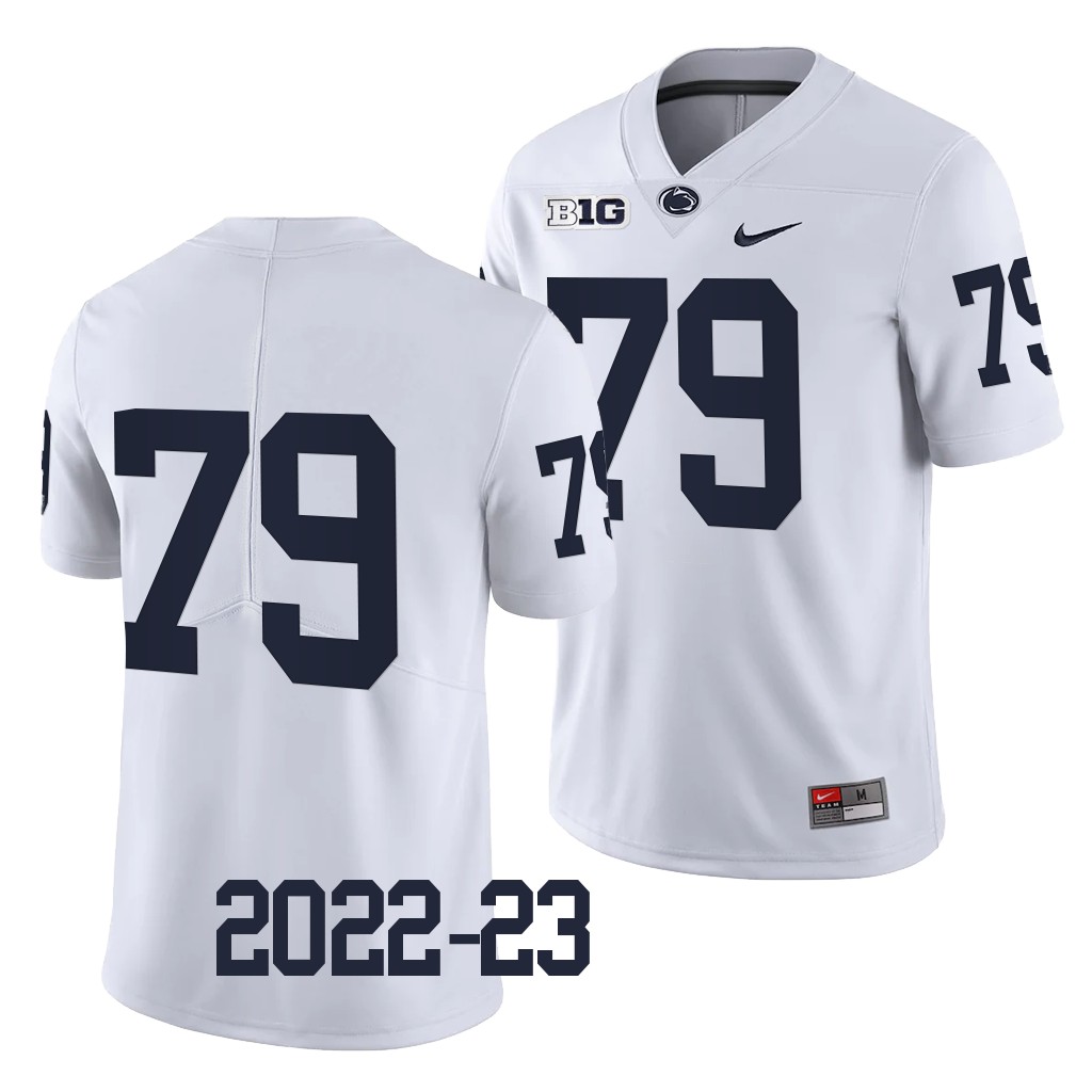 Caedan Wallace Penn State Nittany Lions #79 White Jersey 2022-23 College Limited Uniform WS0FGGXV