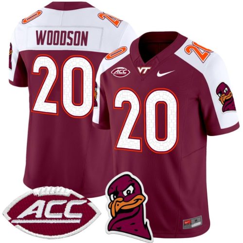Caleb Woodson Jersey #20 Virginia Tech Hokies Vapor Limited College Football Maroon Alternate MRQJ3GXV