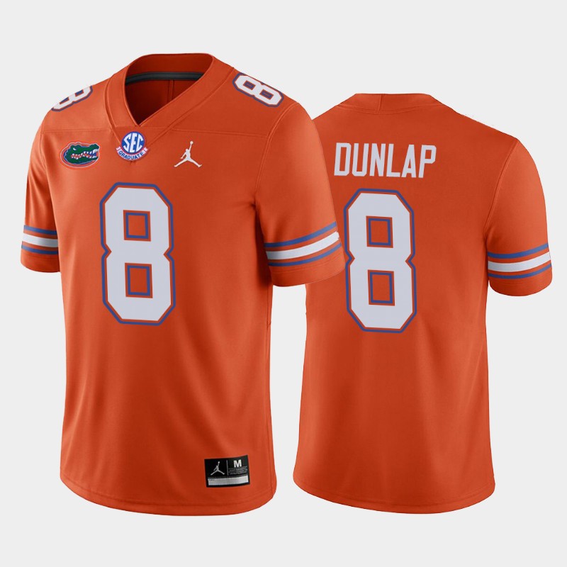Carlos Dunlap #8 Florida Gators Alternate History Player Orange Jersey WB00WGXV
