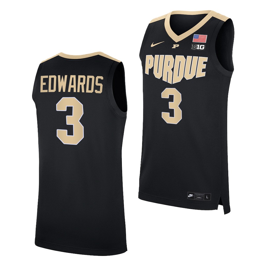 Carsen Edwards #3 Purdue Boilermakers College Alumni Black Jersey SAMLRGXV
