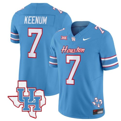 Case Keenum Jersey #7 Houston Cougars Oilers Jersey Inspired Vapor College Football Limited Blue DH6LCGXV