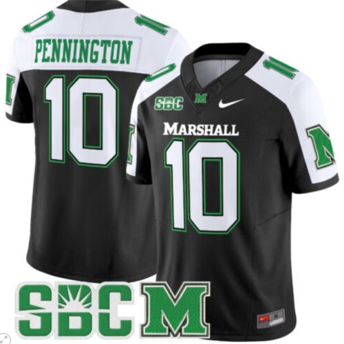 Chad Pennington Jersey #10 Marshall Thundering Herd Vapor Limited Football Black Alternate 2BLA7GXV
