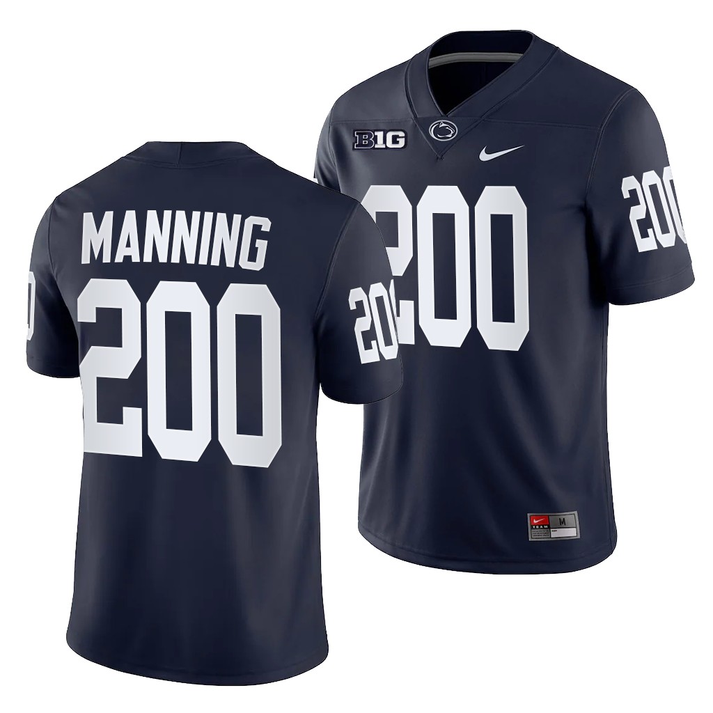 Chad Powers Eli Manning Penn State Nittany Lions #200 Navy ProSphere Jersey PYXB0GXV
