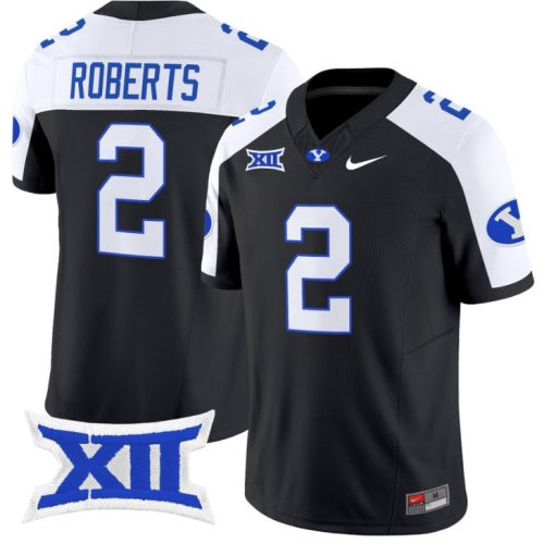 Chase Roberts Jersey #2 BYU Cougars Vapor Limited College Football Stitched Black Alternate 6VTULGXV