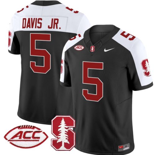 Chris Davis Jr Jersey #5 Stanford Cardinal Vapor Limited College Football Stitched Black Alternate QIDUVGXV