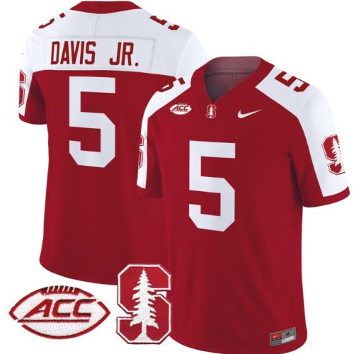 Chris Davis Jr Jersey #5 Stanford Cardinal Vapor Limited College Football Stitched Crimson Alternate RUXTLGXV