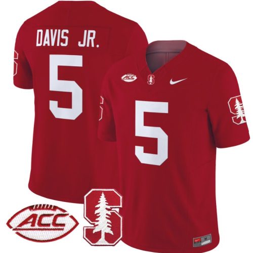 Chris Davis Jr Jersey #5 Stanford Cardinal Vapor Limited College Football Stitched Crimson NII1RGXV